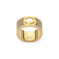 Fendi Is Wide 18K Gold Ring product image 1, provided for visual reference and product detail review