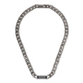 Double Gucci Logo Enamel Chain Necklace product image 1, provided for visual reference and product detail review