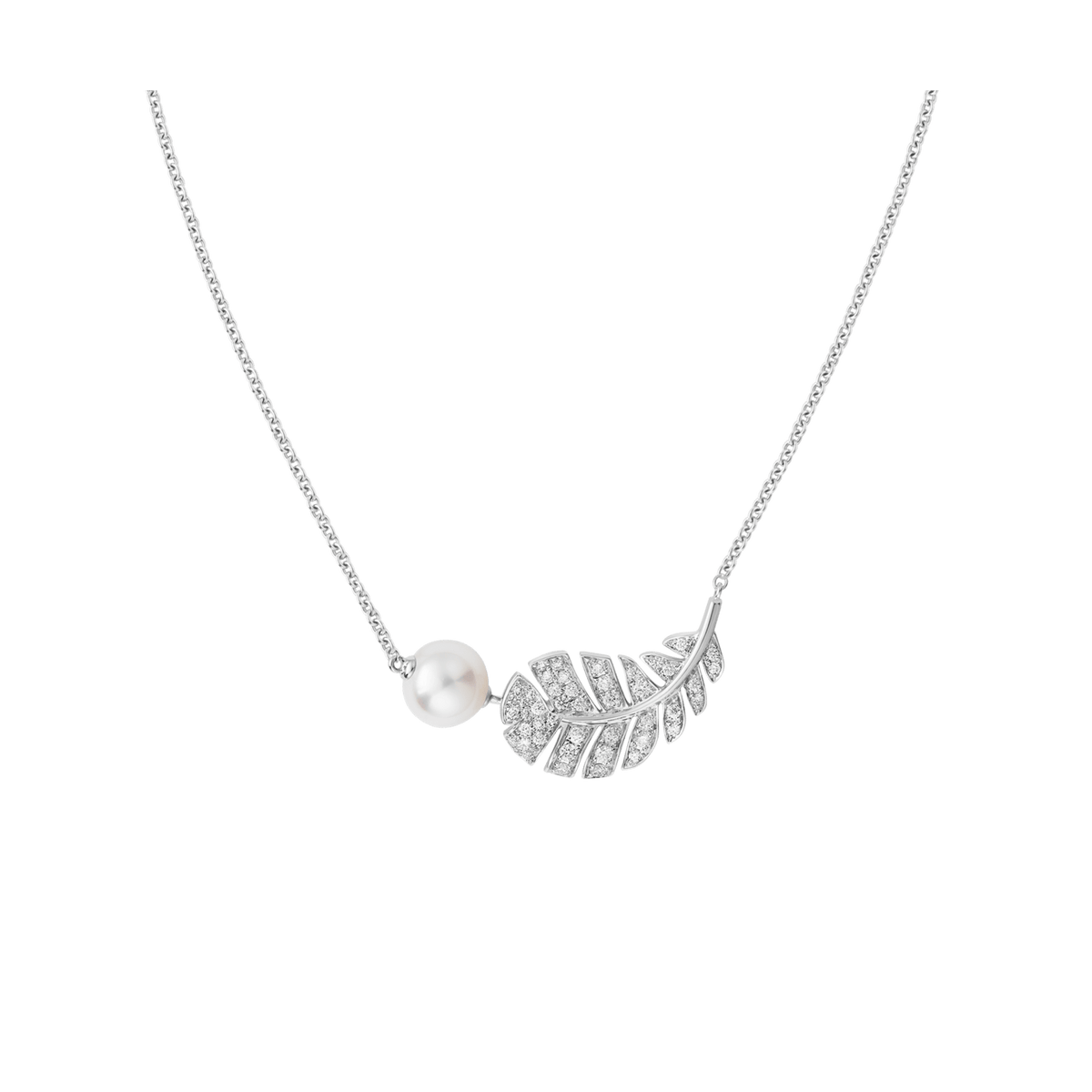 Chanel Plume De 18K Gold Necklace product image 1, provided for visual reference and product detail review