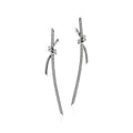 Tiffany Knot Drop Diamonds 18K Gold Earrings product image 1, provided for visual reference and product detail review