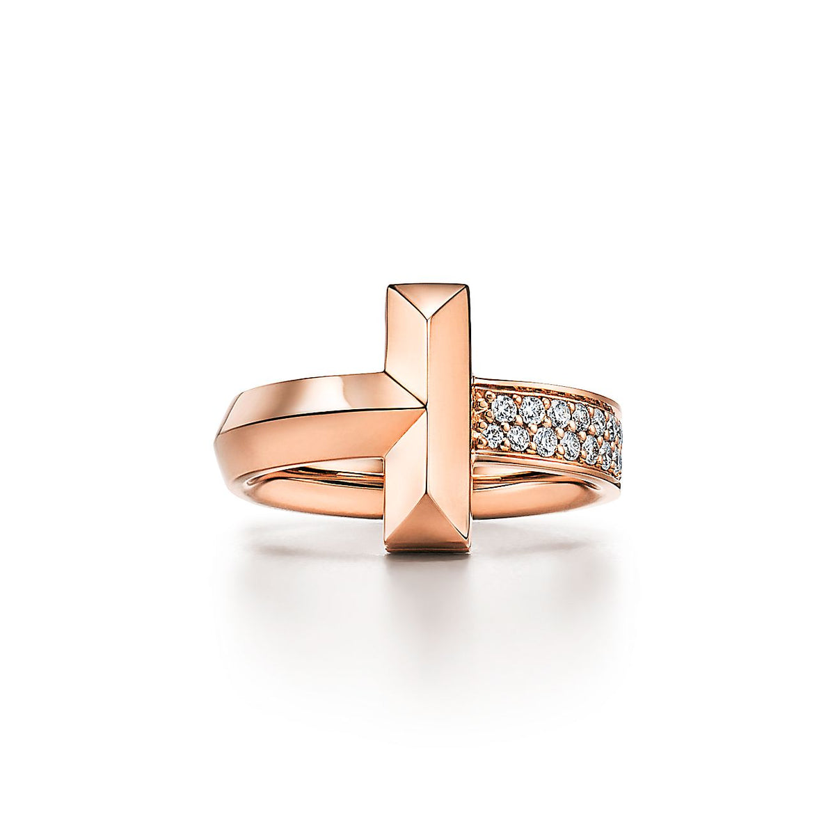 Tiffany T1 Diamonds 18K Gold Ring product image 1, provided for visual reference and product detail review