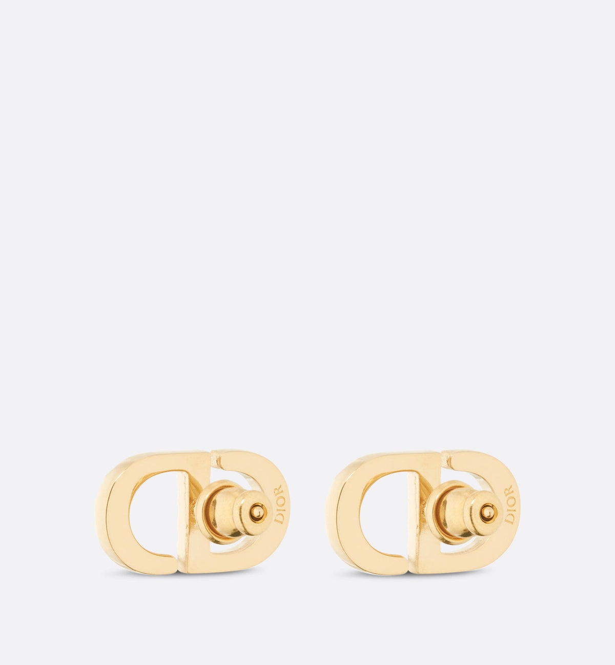 Dior Petit Stud 18K Gold Earrings product image 2, provided for visual reference and product detail review