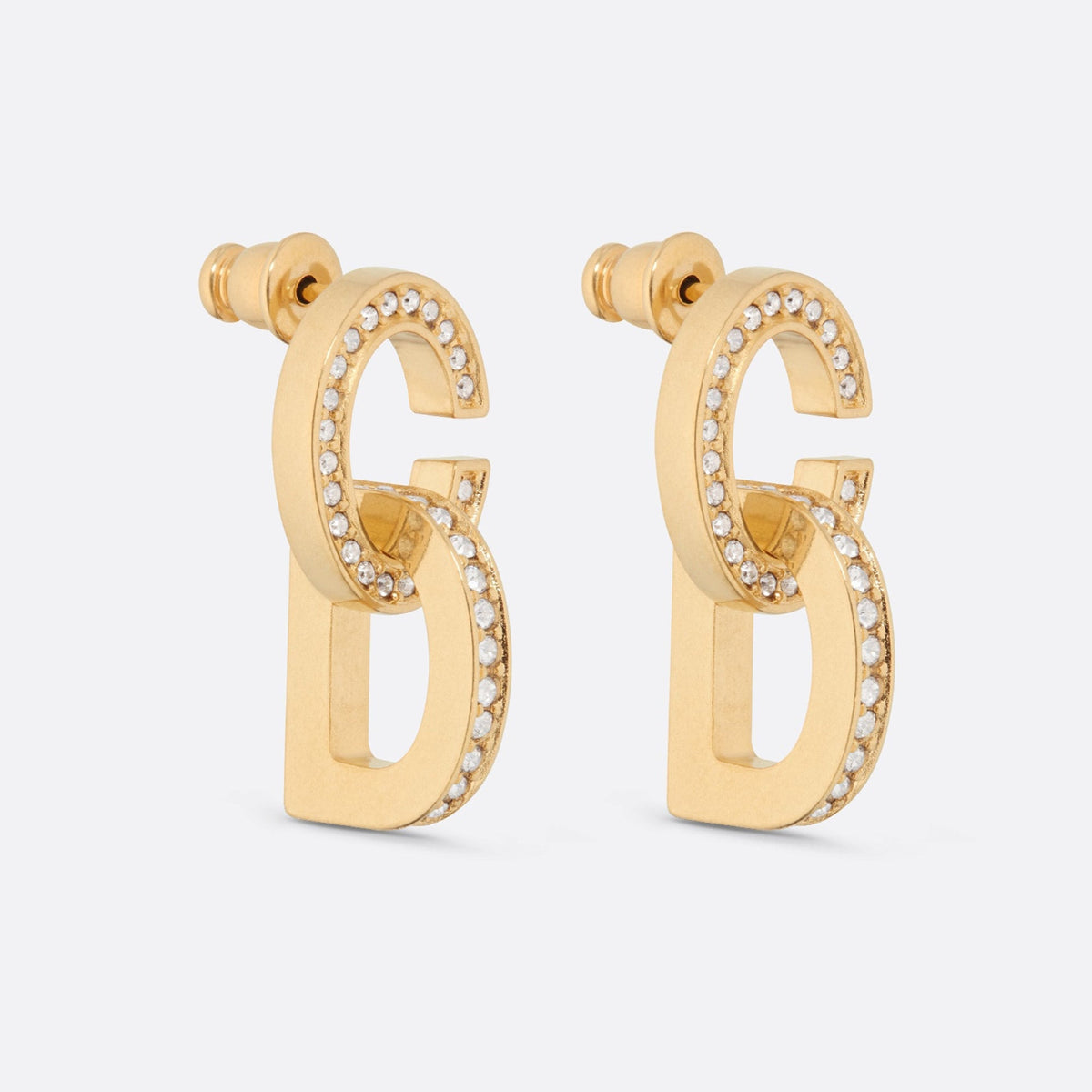 Dior Lock 18K Gold Earrings product image 1, provided for visual reference and product detail review