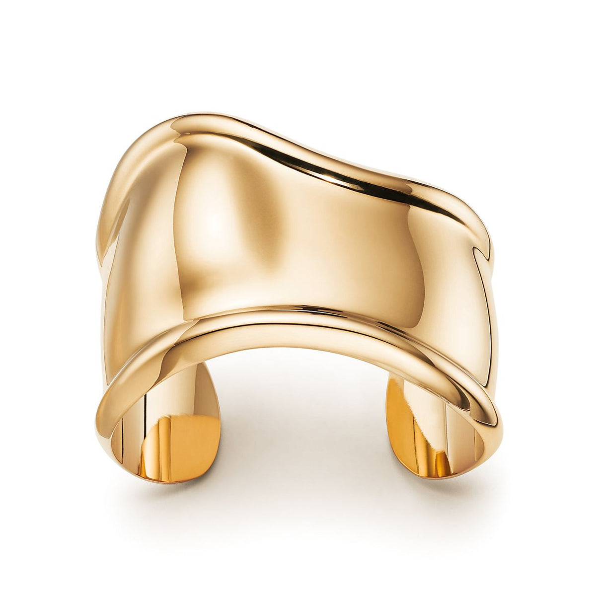 Tiffany Elsa Peretti Small Bone Cuff 18K Gold Bracelet product image 1, provided for visual reference and product detail