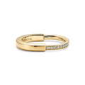 Tiffany Lock Diamonds 18K Yellow Gold Ring product image 1, provided for visual reference and product detail review