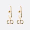 Dior 30 Montaigne Crystals 18K Gold Earrings product image 1, provided for visual reference and product detail review