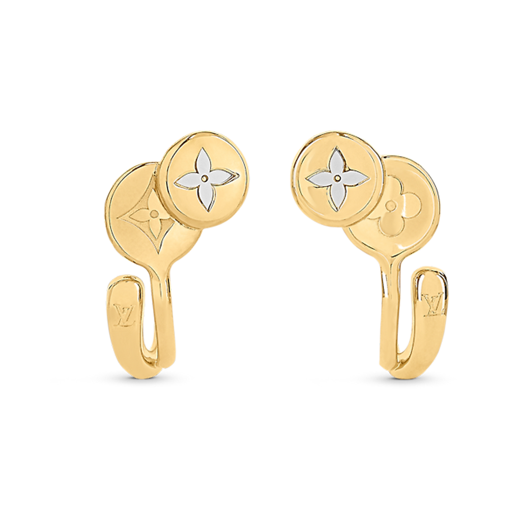 Louis Vuitton Symphony 18K Gold Earrings product image 1, provided for visual reference and product detail review