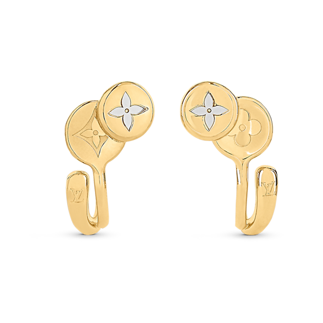 Louis Vuitton Symphony 18K Gold Earrings product image 1, provided for visual reference and product detail review