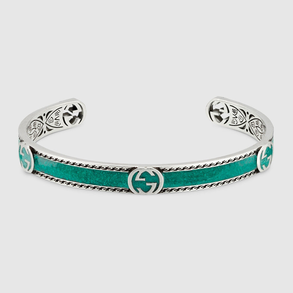 Double Gucci Interlocking Gucci Bangle Bracelet product image 1, provided for visual reference and product detail review