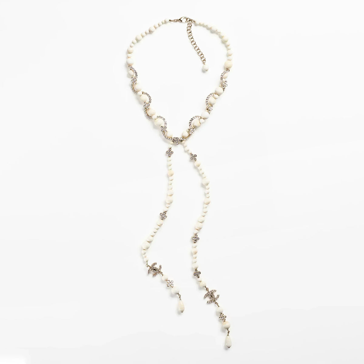 Chanel Pearl Chain 18K Gold Necklace product image 1, provided for visual reference and product detail review