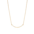 Tiffany Smile Pendant 18K Gold Necklace product image 1, provided for visual reference and product detail review