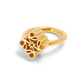 LOEWE Anagram Single Anagram 18K Gold Ring product image 1, provided for visual reference and product detail review