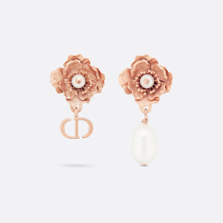 Dior D-Millefiori 18K Gold Earrings product image 1, provided for visual reference and product detail review