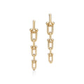 Tiffany HardWear Graduated Link 18K Gold Earrings product image 1, provided for visual reference and product detail review