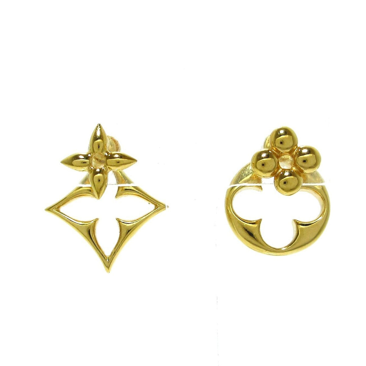 Louis Vuitton Flower Gram 18K Gold Earrings product image 1, provided for visual reference and product detail review