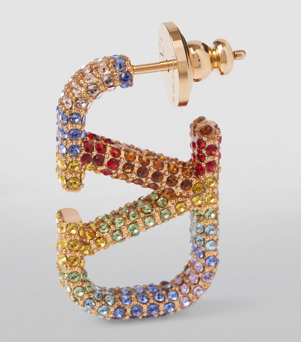 Valentino Valentino Signature 18K Gold Earrings product image 3, provided for visual reference and product detail review