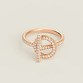 Hermes Echappee Diamond 18K Gold Ring product image 1, provided for visual reference and product detail review