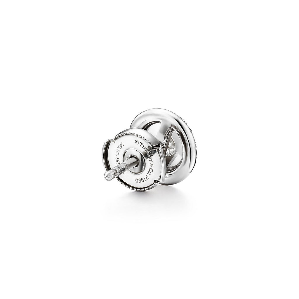 Tiffany Soleste Diamonds 18K White Gold Earrings product image 5, provided for visual reference and product detail review