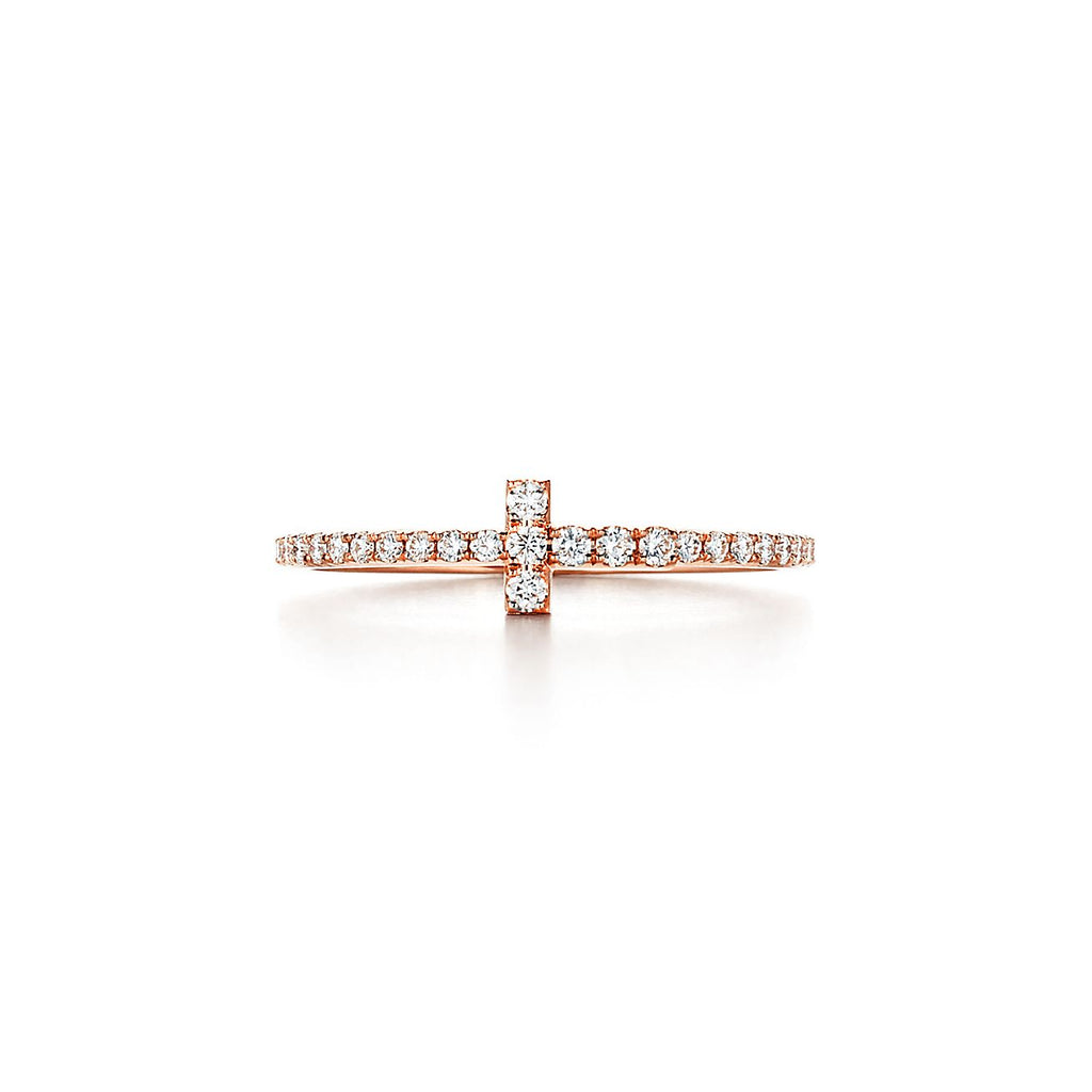 Tiffany Diamond Wire 18K Gold Ring product image 1, provided for visual reference and product detail review