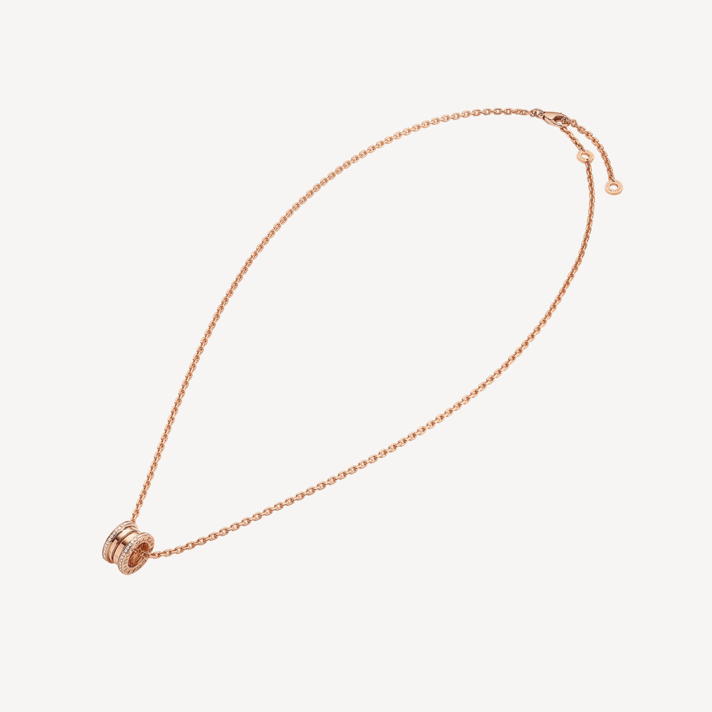 B.zero1 Pave Diamonds 18K Gold Necklace product image 6, provided for visual reference and product detail review