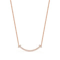 Tiffany Medium Diamond Pendant 18K Gold Necklace product image 1, provided for visual reference and product detail review