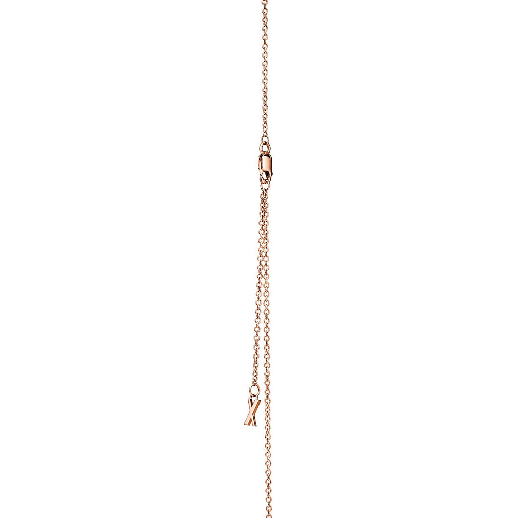 Tiffany Atlas X Closed Interlocking Pendant 18K Gold Necklace product image 2, provided for visual reference and product