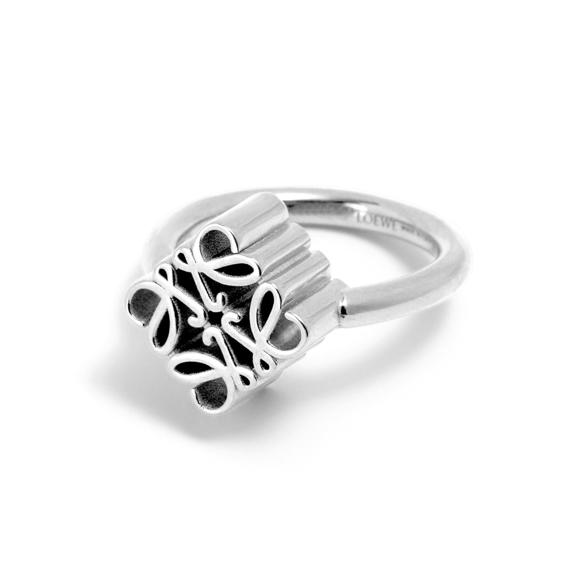 LOEWE Anagram Single Anagram 18K Gold Ring product image 3, provided for visual reference and product detail review