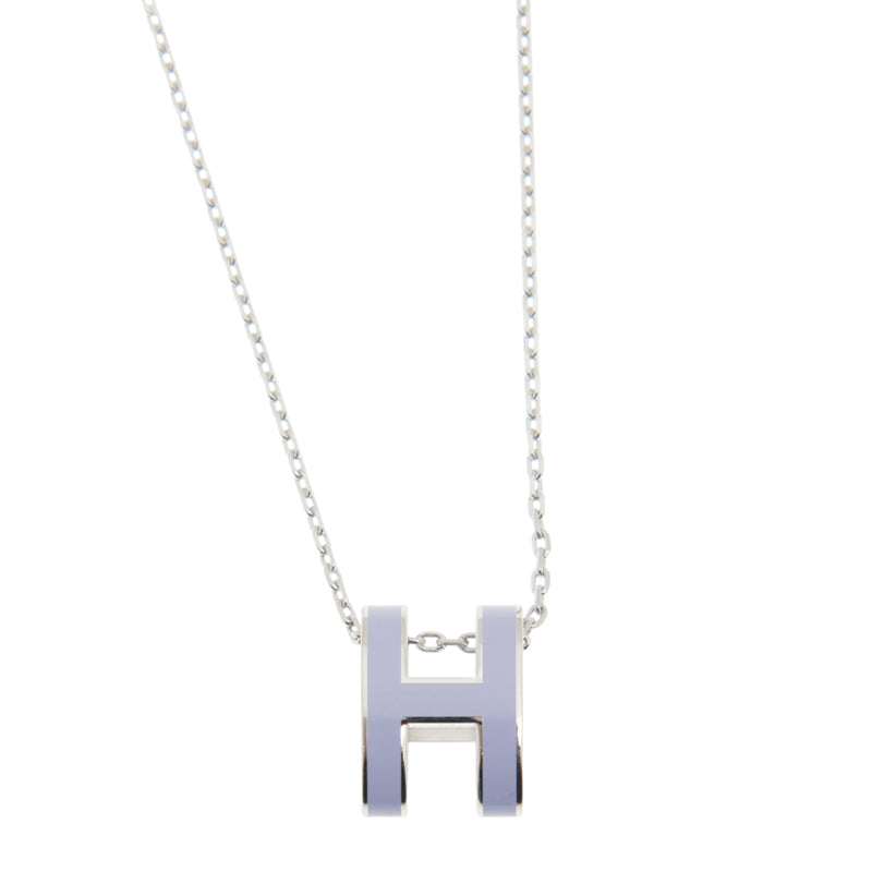 Hermes Mini Pop Purple 18K Gold Necklace product image 2, provided for visual reference and product detail review