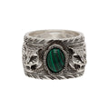 Double Gucci Feline Garden Green Ring product image 1, provided for visual reference and product detail review