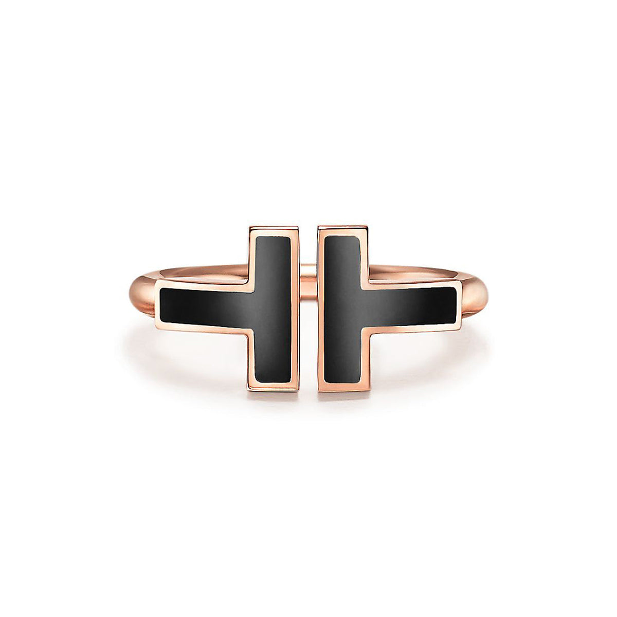 Tiffany Black Onyx Wire 18K Gold Ring product image 1, provided for visual reference and product detail review