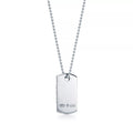 Tiffany 1837 Tag Pendant 18K Gold Necklace product image 1, provided for visual reference and product detail review