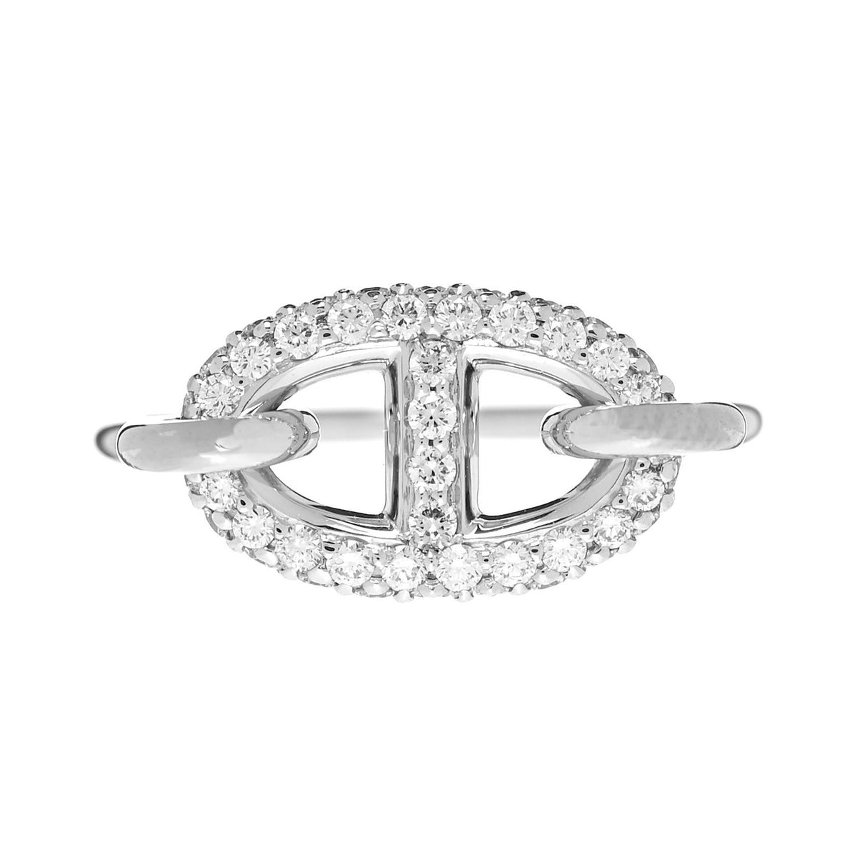 Hermes Farandole Diamond 18K Gold Ring product image 1, provided for visual reference and product detail review