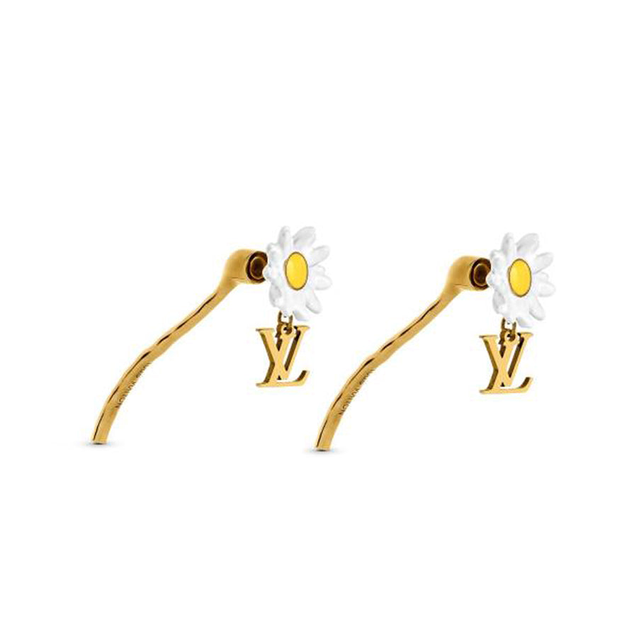 Louis Vuitton Gardening 18K Gold Earrings product image 1, provided for visual reference and product detail review