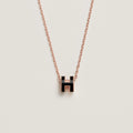 Hermes Mini Pop Black 18K Gold Necklace product image 1, provided for visual reference and product detail review