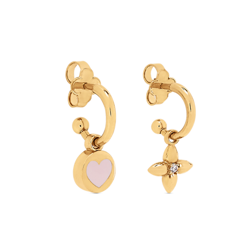 Louis Vuitton Iconic Heart 18K Gold Earrings product image 1, provided for visual reference and product detail review