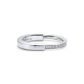 Tiffany Lock Diamonds 18K White Gold Ring product image 1, provided for visual reference and product detail review
