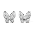 Two Butterfly Diamonds 18K Gold Earrings product image 1, provided for visual reference and product detail review
