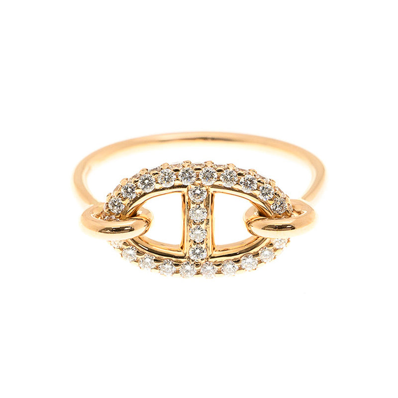 Hermes Farandole Diamond 18K Gold Ring product image 1, provided for visual reference and product detail review
