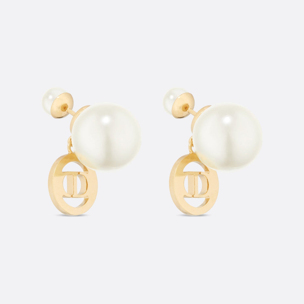 Dior Tribales Multicolor Crystals 18K Gold Earrings product image 3, provided for visual reference and product detail review