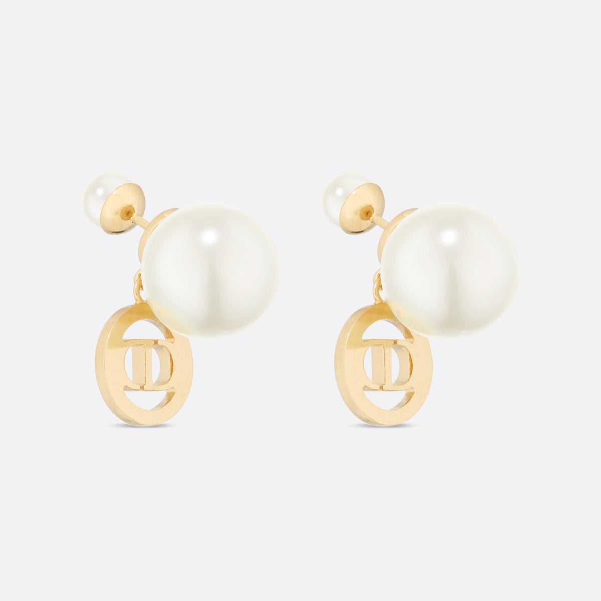 Dior Tribales Multicolor Crystals 18K Gold Earrings product image 3, provided for visual reference and product detail review