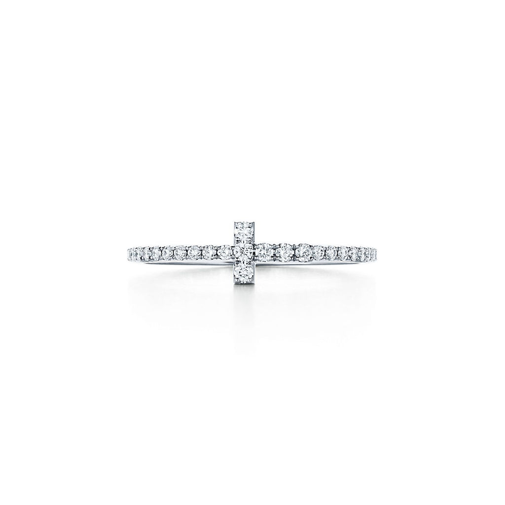 Tiffany Diamond Wire 18K Gold Ring product image 5, provided for visual reference and product detail review