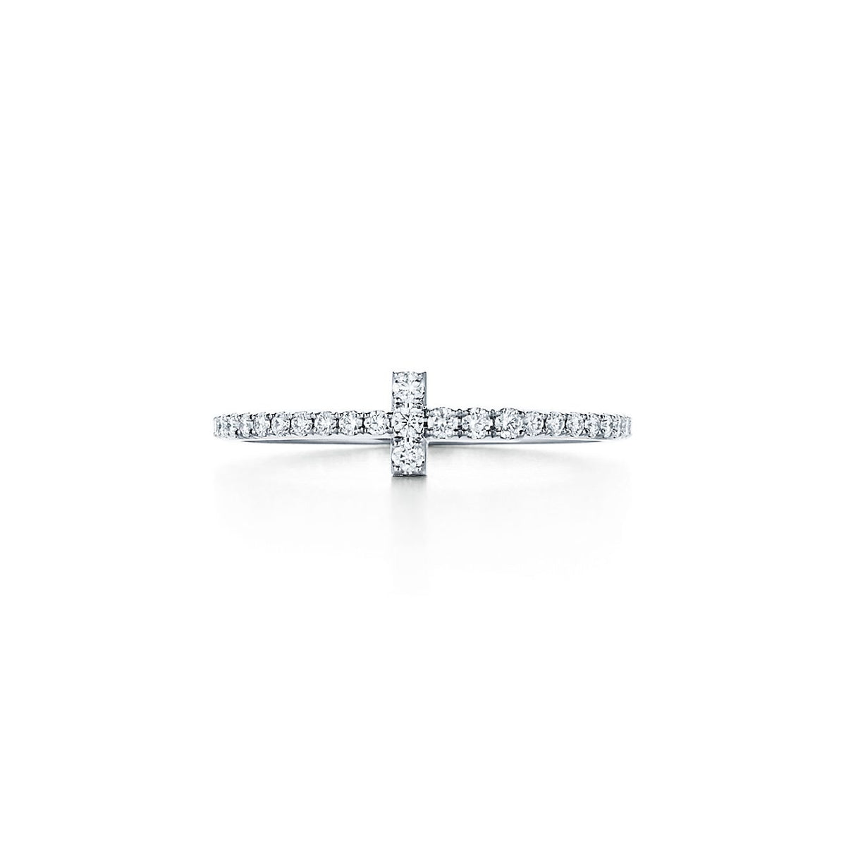 Tiffany Diamond Wire 18K Gold Ring product image 5, provided for visual reference and product detail review