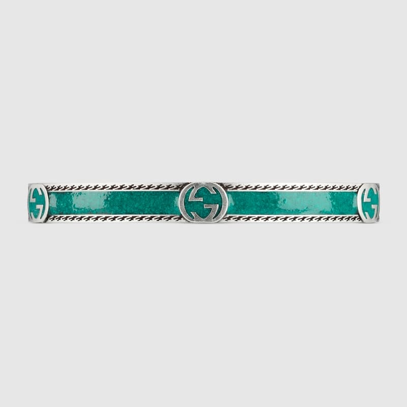 Double Gucci Interlocking Gucci Bangle Bracelet product image 2, provided for visual reference and product detail review