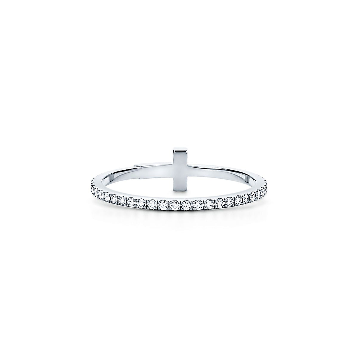 Tiffany Diamond Wire 18K Gold Ring product image 5, provided for visual reference and product detail review