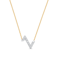 Louis Vuitton Volt Upside Down Pendant 18K Gold Necklace product image 1, provided for visual reference and product detail