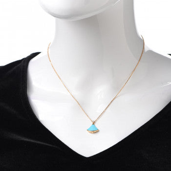 Bvlgari BVLGARI Dream Turquoise Pendant 18K Gold Necklace product image 3, provided for visual reference and product detail