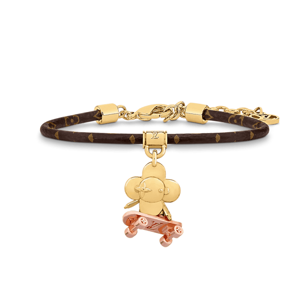 Louis Vuitton VIVIENNE KICK FLIP 18K Gold Bracelet product image 2, provided for visual reference and product detail review