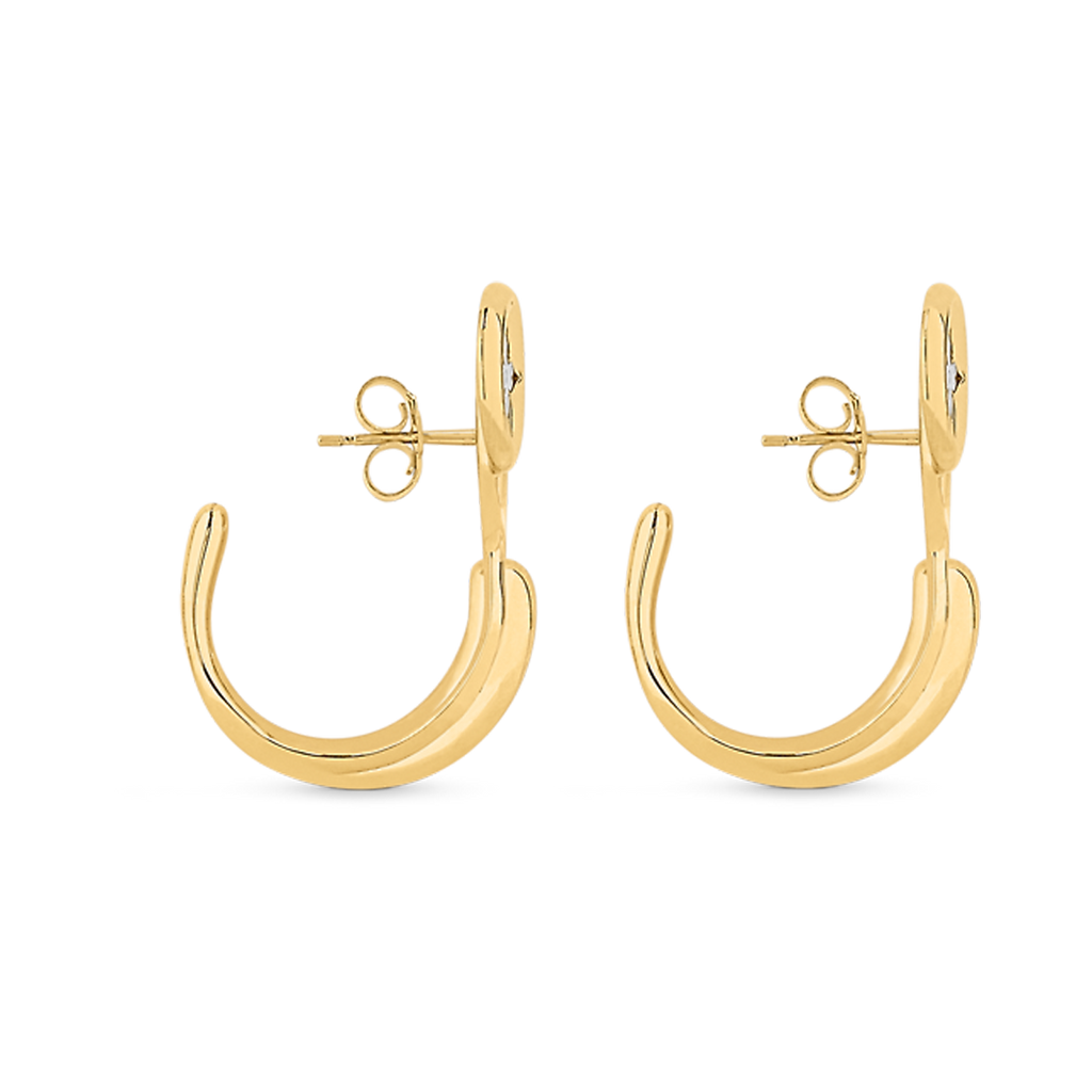 Louis Vuitton Symphony 18K Gold Earrings product image 5, provided for visual reference and product detail review