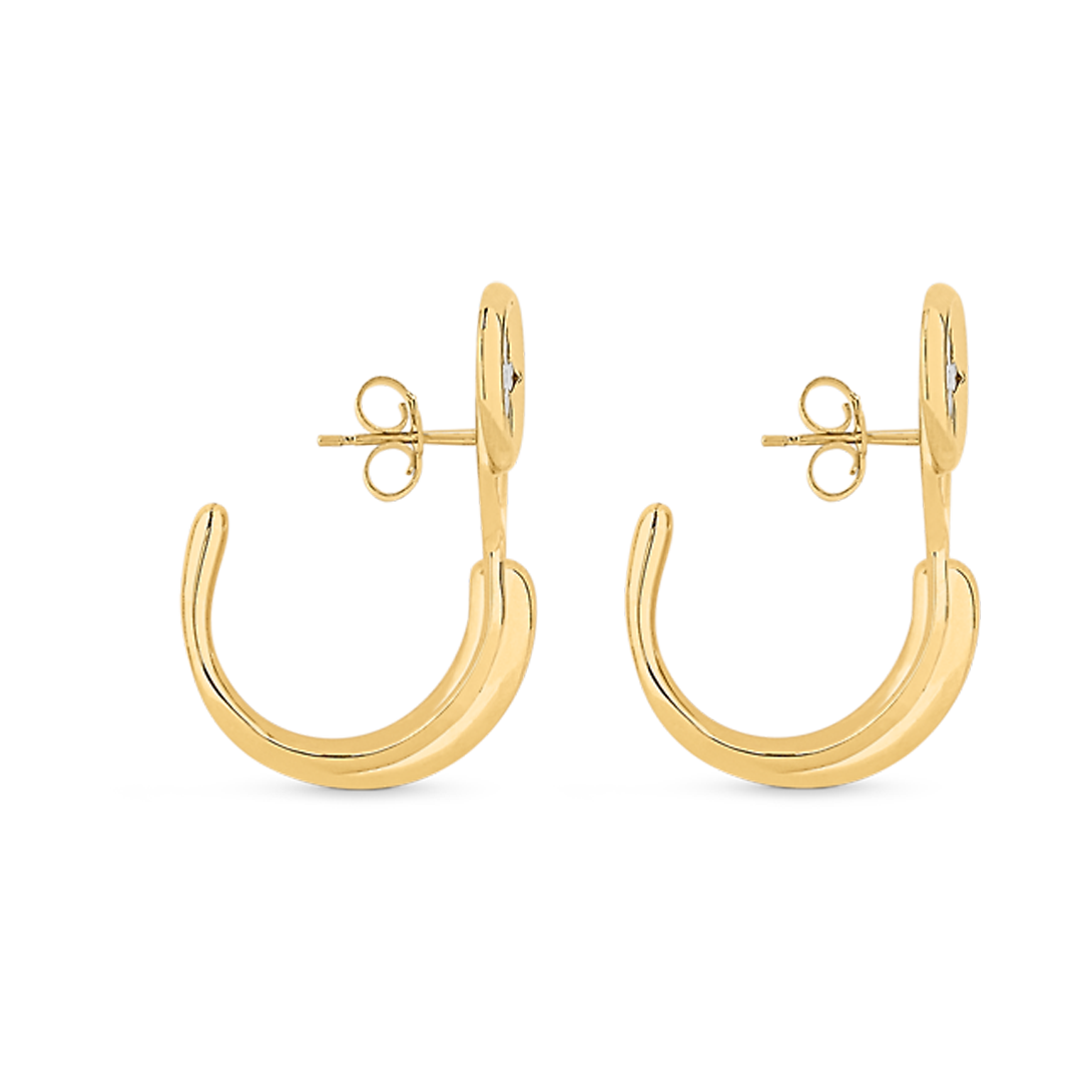 Louis Vuitton Symphony 18K Gold Earrings product image 5, provided for visual reference and product detail review