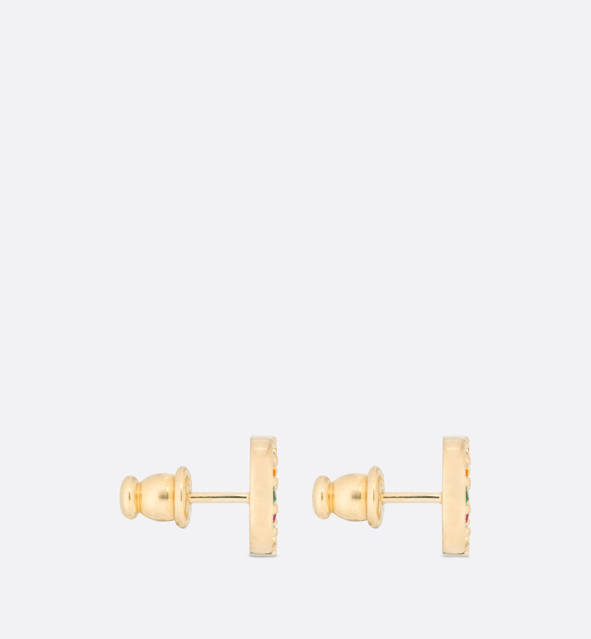 Dior Petit Stud 18K Gold Earrings product image 4, provided for visual reference and product detail review